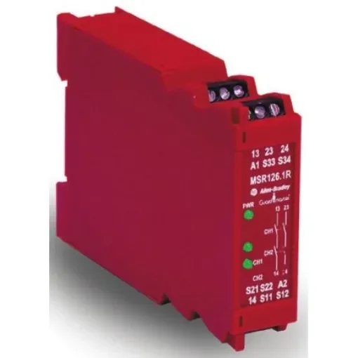 Allen Bradley 440R / MSR126.1T Safety Relay, 115V ac, Dual-Channel, 2 Safety Contacts - 440R-N23113 product image