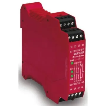 Allen Bradley 440R / MSR127RP Safety Relay, 115V ac, Single Channel, 3 Safety Contacts - 440R-N23134 product image