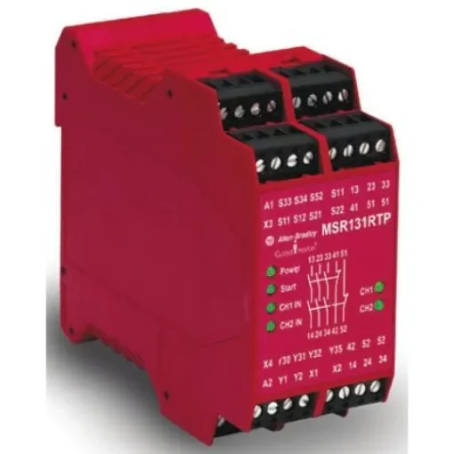 Allen Bradley 440R / MSR131RTP Safety Relay, 230V ac, Dual-Channel, 3 Safety Contacts - 440R-C23136 product image