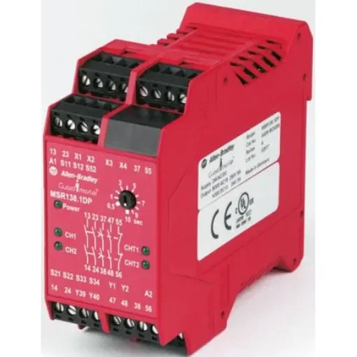 Allen Bradley 440R / MSR138.1DP Safety Relay, 230V ac, Single Channel, 2 Safety Contacts - 440R-M23085 product image