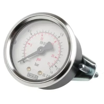 WIKA Analogue Pressure Gauge 1.6bar Back Entry 50mm Outside Diameter - 7833985 product image