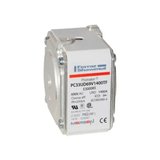 Mersen 1.4kA size 33 FF Square Body Fuse, aR, 700V - E300085 product image
