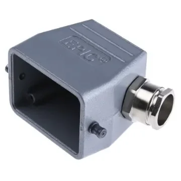 EPIC H-B Heavy Duty Power Connector Hood, 24 Contacts, PG13.5 Thread, Side Entry - 10012000+12.9543 product image