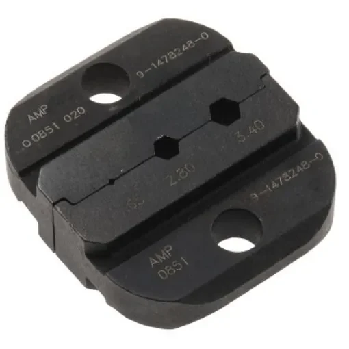 TE Connectivity Crimping Die Set, BNC, MCX, SMB, SMC, Coaxial Type RG174, RG178, RG188, RG196, RG316 - 9-1478248-0 product image