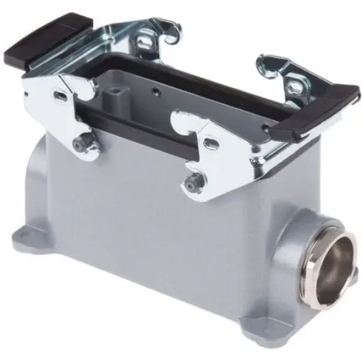 EPIC H-B Heavy Duty Power Connector Hood, 16 (H-BE), 72 (H-DD) Contacts, PG21 Thread EPIC Range - 10074000+12954500 product image