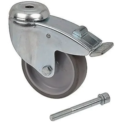 Tente Swivel Castor Wheel, 100kg Capacity, 125mm Wheel - 2477PJO125P30CHC10X90 product image