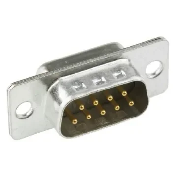 Cinch FD 9 Way Panel Mount D-sub Connector Plug, 2.76mm Pitch - FDE-9PTI2/1-LF product image