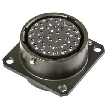 Amphenol Limited, 62GB 32 Way Box Mount MIL Spec Circular Connector ReceptacleOlive, Socket Contacts,Shell Size 18, - 62GB-12E18-32SN product image