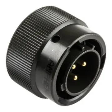 Amphenol Limited, 62GB 3 Way Cable Mount MIL Spec Circular Connector PlugOlive, Pin Contacts,Shell Size 12, Bayonet - 62GB-56T12-03PN product image