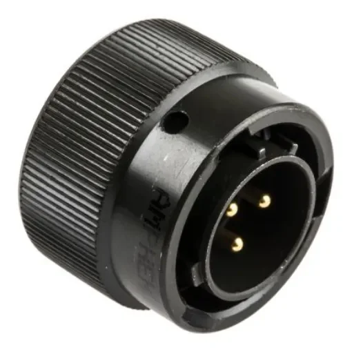 Amphenol Limited, 62GB 3 Way Cable Mount MIL Spec Circular Connector PlugOlive, Pin Contacts,Shell Size 12, Bayonet - 62GB-56T12-03PN product image