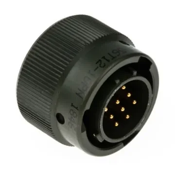 Amphenol Limited, 62GB 10 Way Cable Mount MIL Spec Circular Connector PlugOlive, Pin Contacts,Shell Size 12, Bayonet - 62GB-56T12-10PN product image