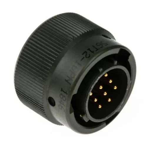 Amphenol Limited, 62GB 10 Way Cable Mount MIL Spec Circular Connector PlugOlive, Pin Contacts,Shell Size 12, Bayonet - 62GB-56T12-10PN product image