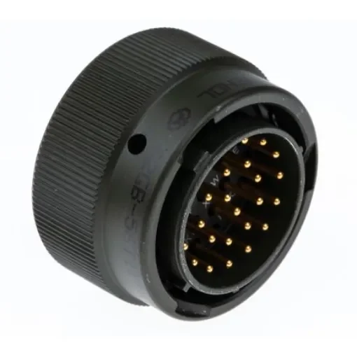 Amphenol Limited, 62GB 26 Way Cable Mount MIL Spec Circular Connector PlugOlive, Pin Contacts,Shell Size 16, Bayonet - 62GB-56T16-26PN product image