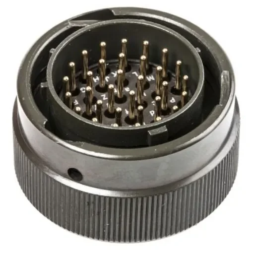 Amphenol Limited, 62GB 32 Way Cable Mount MIL Spec Circular Connector PlugOlive, Pin Contacts,Shell Size 18, Bayonet - 62GB-56T18-32PN product image