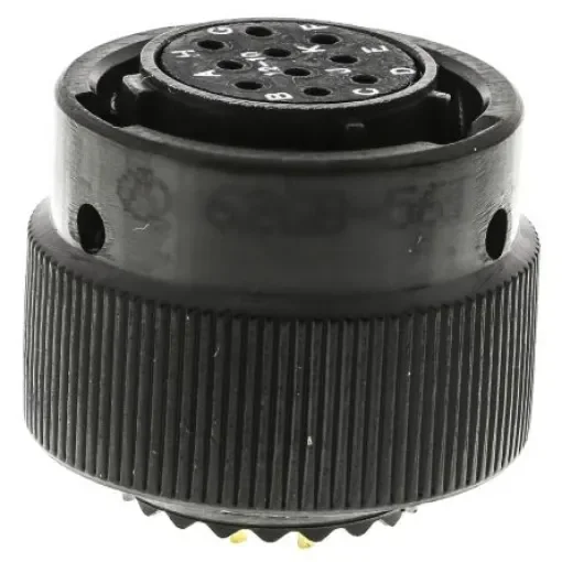 Amphenol Limited, 62GB 10 Way Cable Mount MIL Spec Circular Connector PlugOlive, Socket Contacts,Shell Size 12, Bayonet - 62GB-56T12-10SN product image