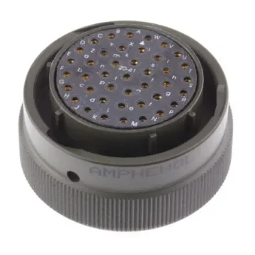 Amphenol Limited, 62GB 41 Way Cable Mount MIL Spec Circular Connector PlugOlive, Socket Contacts,Shell Size 20, Bayonet - 62GB-56T20-41SN product image