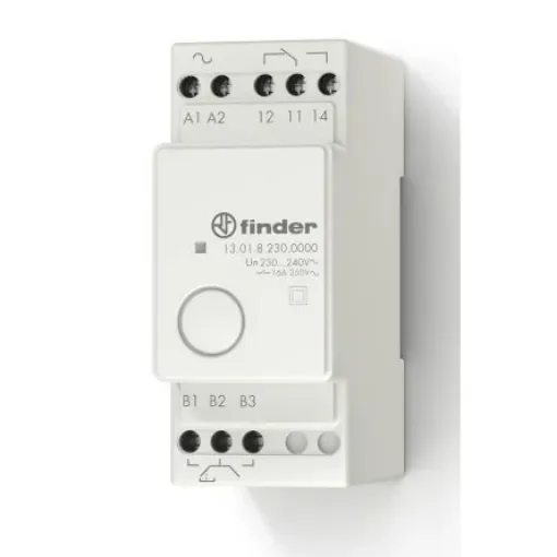 Finder DIN Rail Monostable Relay, 24V ac/dc Coil, 16A Switching Current, SPDT - 13.01.0.024.0000 product image