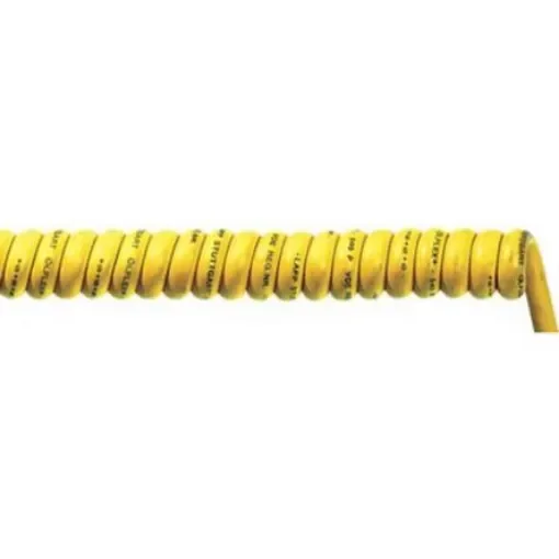Lapp ÖLFLEX, Coiled, 600mm 3 Core, Yellow Polyurethane PUR Power Cable +50°C - 73220128 product image