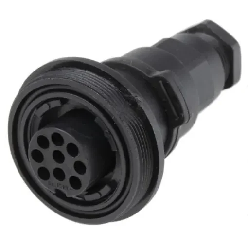Bulgin Circular Connector, 9 Contacts, In-line, Socket, Female, IP68, Standard Buccaneer Series - PX0729/S product image