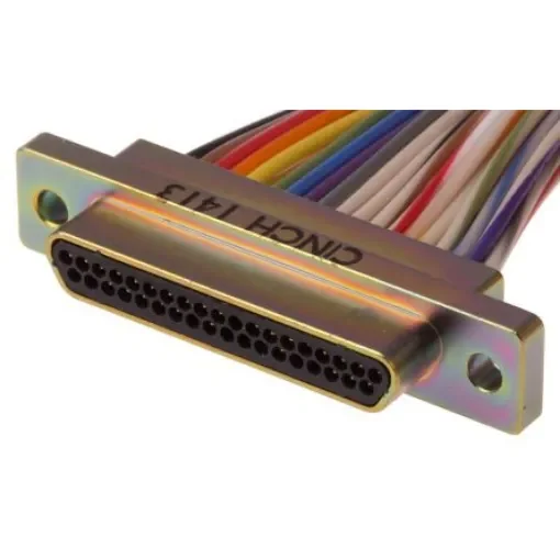 RS PRO 37 Way Panel Mount D-sub Connector Plug - 452978 product image