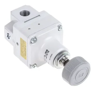 SMC G 1/4 Pneumatic Regulator - 0.01MPa to 0.8MPa, 1/4in, 1MPa max. input - IR2020-F02 product image