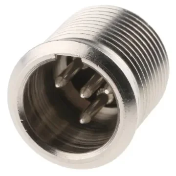 Switchcraft Panel Mount XLR Connector, Male, 125 V ac, 4 Way, Tin Plating - TB4M product image