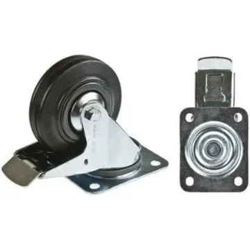 Tente Braked Swivel Castor Wheel, 135kg Capacity, 160mm Wheel - 3472PVR160P63PAF product image