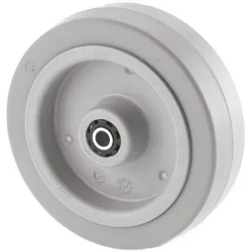 Tente Grey Rubber Abrasion Resistant Trolley Wheel, 300kg - UFR160x46-20LM58 Grey product image