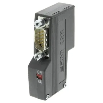 ERNI 154 9 Way Right Angle Cable Mount D-sub Connector Socket, 2.77mm Pitch - 154826 / 154826-E product image