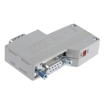 ERNI ERbic Profibus 9 Way Right Angle Cable Mount D-sub Connector Socket - 144475 / 144475-E product image