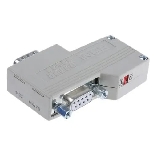 ERNI ERbic Profibus 9 Way Right Angle Cable Mount D-sub Connector Socket - 144475 / 144475-E product image