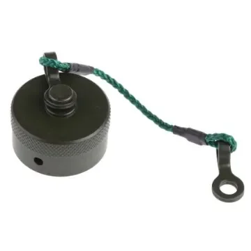 Amphenol Limited 62GB MIL-DTL-26482 Plug Dust Cap, Shell Size 12, with Zinc Cobalt Finish, Aluminium - 62GB-812-12 product image