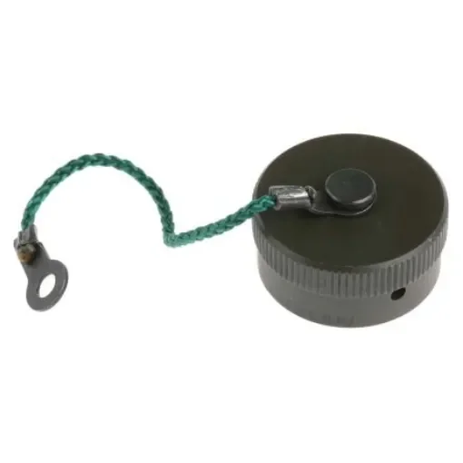 Amphenol Limited 62GB MIL-DTL-26482 Receptacle Dust Cap, Shell Size 14, with Zinc Cobalt Finish, Aluminium - 62GB-812-14 product image