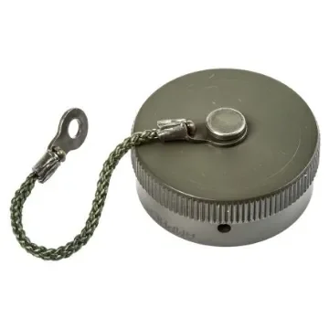 Amphenol Limited 62GB MIL-DTL-26482 Plug Dust Cap, Shell Size 18, with Zinc Cobalt Finish, Aluminium - 62GB-812-18 product image