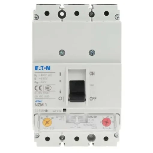 Eaton, xEnergy MCCB 3P 100A, Breaking Capacity 25 kA, Fixed Mount - 259079 NZMB1-A100 product image