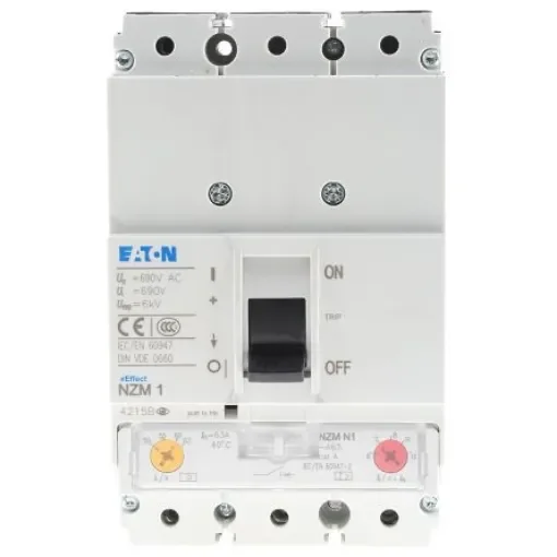 Eaton, xEnergy MCCB 3P 63A, Breaking Capacity 50 kA, Fixed Mount - 259083 NZMN1-A63 product image