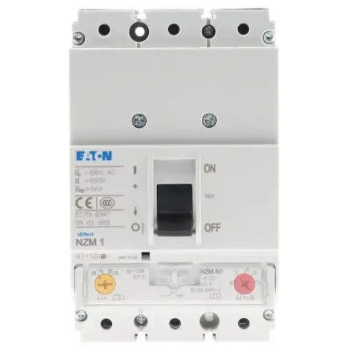Eaton, xEnergy MCCB 3P 125A, Breaking Capacity 50 kA, Fixed Mount - 259086 NZMN1-A125 product image
