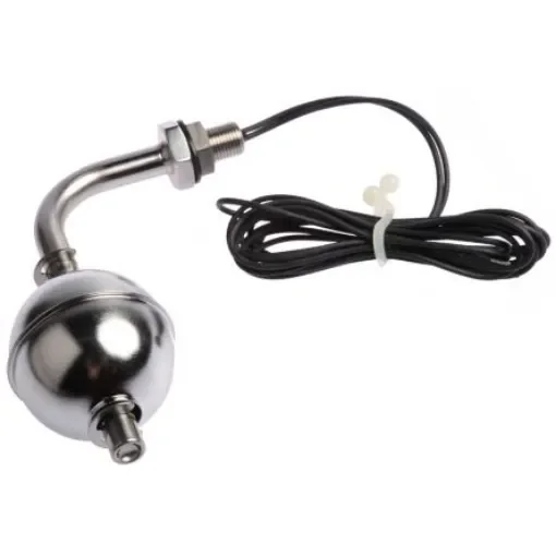 Sensata Cynergy3 SSF29 Series Horizontal Stainless Steel Float Switch, Float, 350mm Cable, Direct Load, 300V ac Max, - SSF29X100 product image