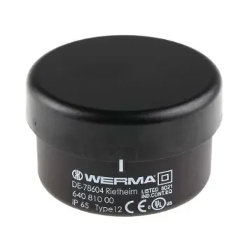 Werma 640 Series Terminal unit, 24 V dc, 230 V ac, AC, DC, IP65 - 640.810.00 product image