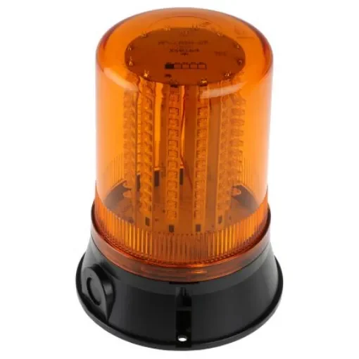 Moflash LED401 Series Amber Multiple Effect Beacon, 24 V dc, Surface Mount, LED Bulb, IP65 - LED401-02-01RS product image