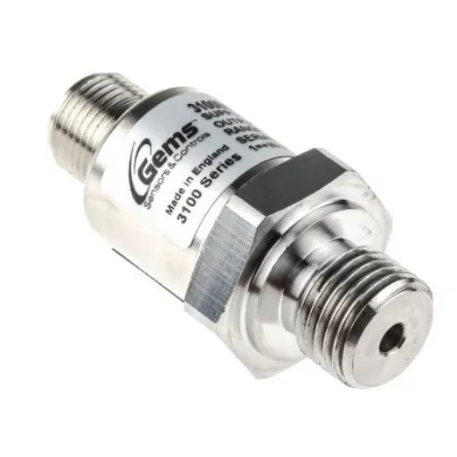 Gems Sensors Pressure Sensor, 0bar Min, 400bar Max, Analogue Output, Relative Reading - 3100B0400S01E000 product image