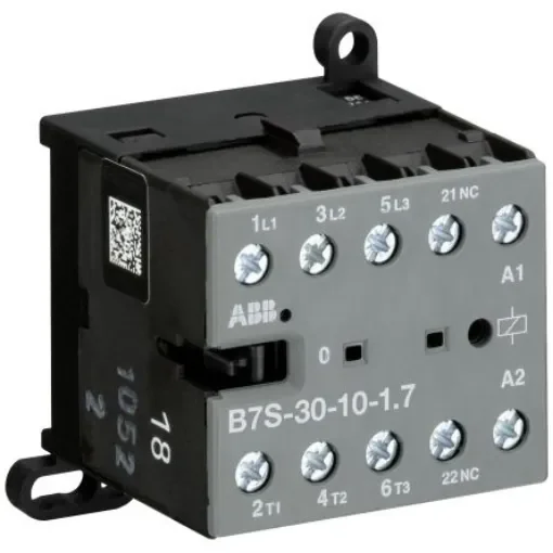ABB B7S-30-10-1.7-71 B7S Contactor, 24 V dc Coil, 3-Pole, 20 A, 5.5 kW, 3NO, 690 V ac - GJL1313001R7101 - B7S-30-10-1.7-71 product image