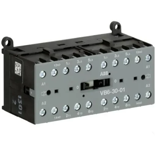 ABB B6 VB6 Contactor, 240 V ac Coil, 3-Pole, 20 A, 4 kW, 3NO, 690 V ac - GJL1211901R8010 - VB6-30-01-80 product image