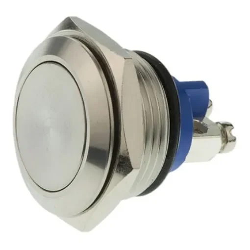 Schurter MCS ES 18 Series Push Button Switch, Momentary, Panel Mount, 18mm Cutout, SPST, 24V dc - 1301.9560 product image