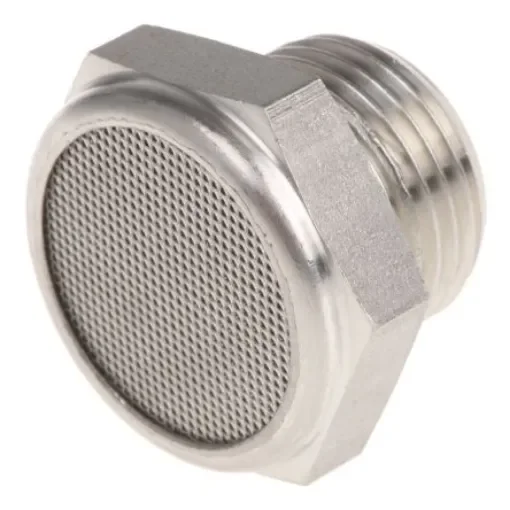 Legris 0682 Stainless Steel 12bar Pneumatic Silencer, Threaded, G 3/8 Male - 0682 00 17 product image