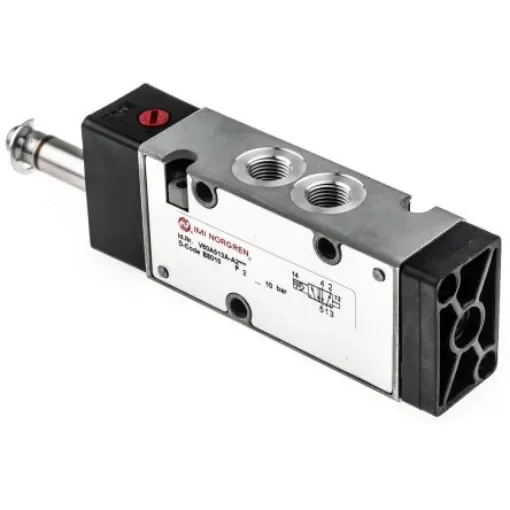 Norgren 5/2 Pneumatic Solenoid Valve - Solenoid/Pilot G 1/8 V60 Series - V60A513A-A2000 product image