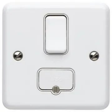 MK Electric 13A 1 Gang Switched Fused Spur - K3042 WHI product image