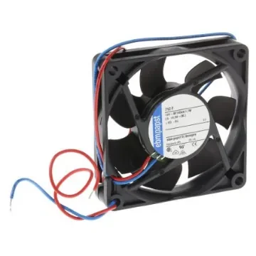 ebm-papst 700 F Series Axial Fan, 12 V dc, DC Operation, 44m³/h, 1.7W, 142mA Max, 70 x 70 x 15mm - 712F product image