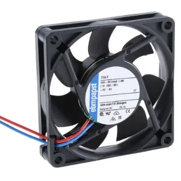ebm-papst 700 F Series Axial Fan, 24 V dc, DC Operation, 44m³/h, 1.5W, 63mA Max, 70 x 70 x 15mm - 714F product image