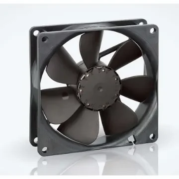 ebm-papst 3400 N Series Axial Fan, 24 V dc, DC Operation, 102m³/h, 3.2W, 113mA Max, IP20, 92 x 92 x 25mm - 3414NHH product image